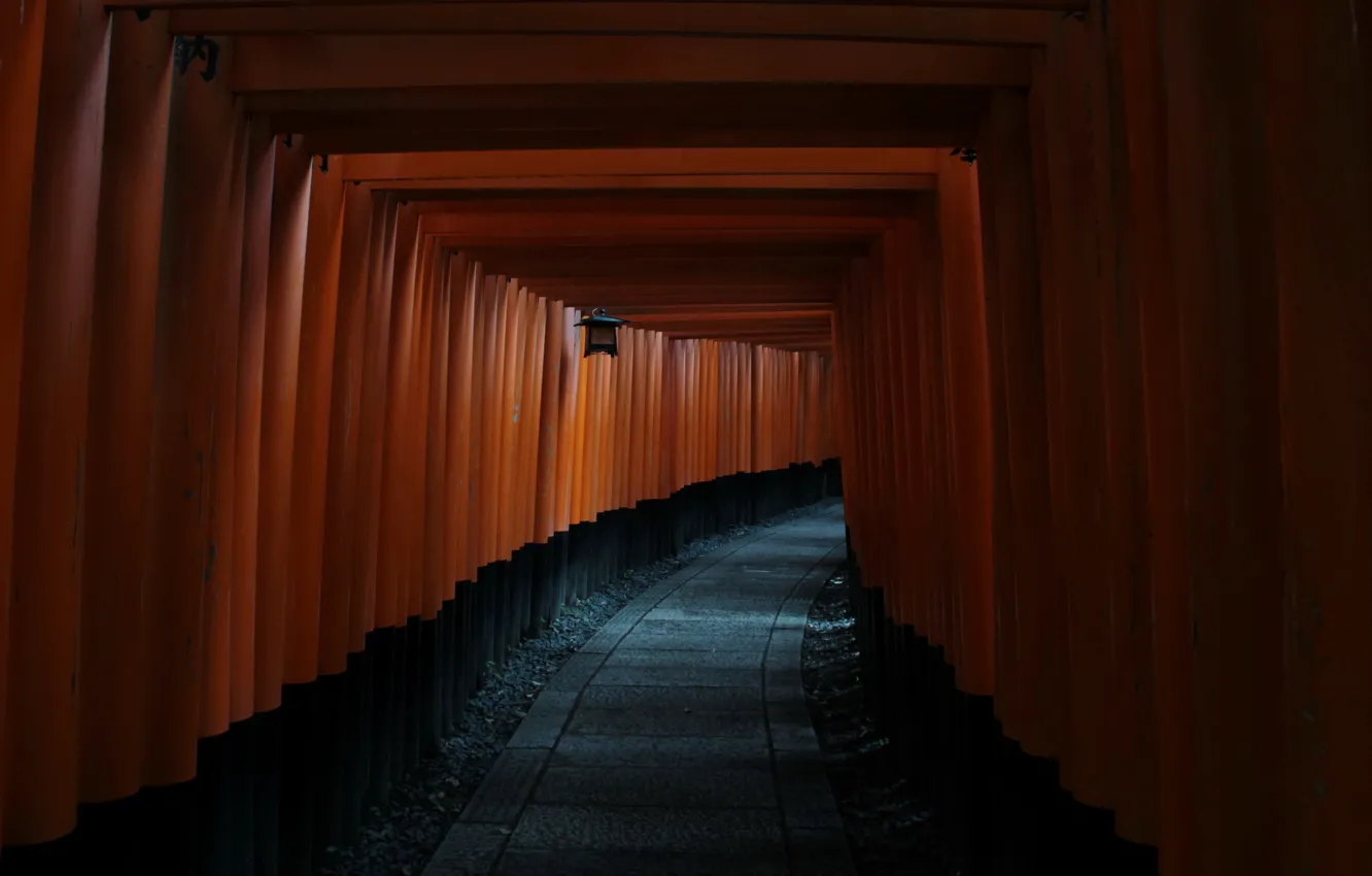 Фото обои japan, monument, fushimi inarii taisha
