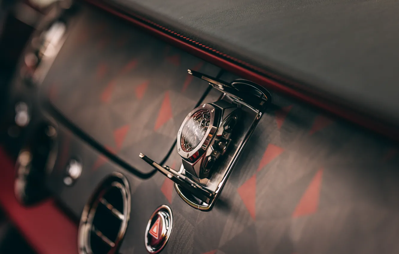 Фото обои Rolls-Royce, watch, Rolls-Royce La Rose Noire Droptail, Audemars Piguet