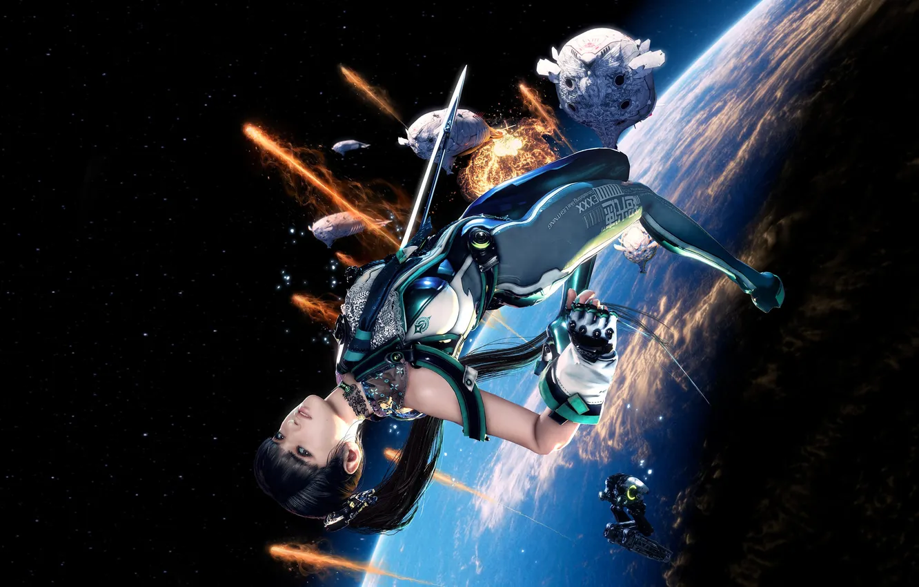 Фото обои Games, EVE, Game Art, Playstation 5, Stellar Blade, 2024 Games