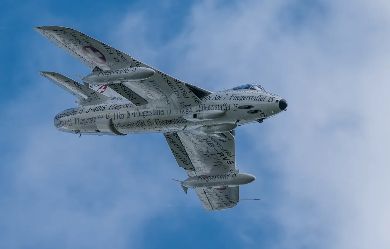 Фото обои полет, истребитель, бомбардировщик, Hawker Hunter