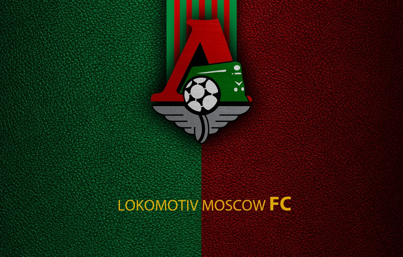 Фото обои Logo, Soccer, Russian Club, Football Club Lokomotiv Moscow, Lokomotiv Moskva, FC Lokomotiv Moscow