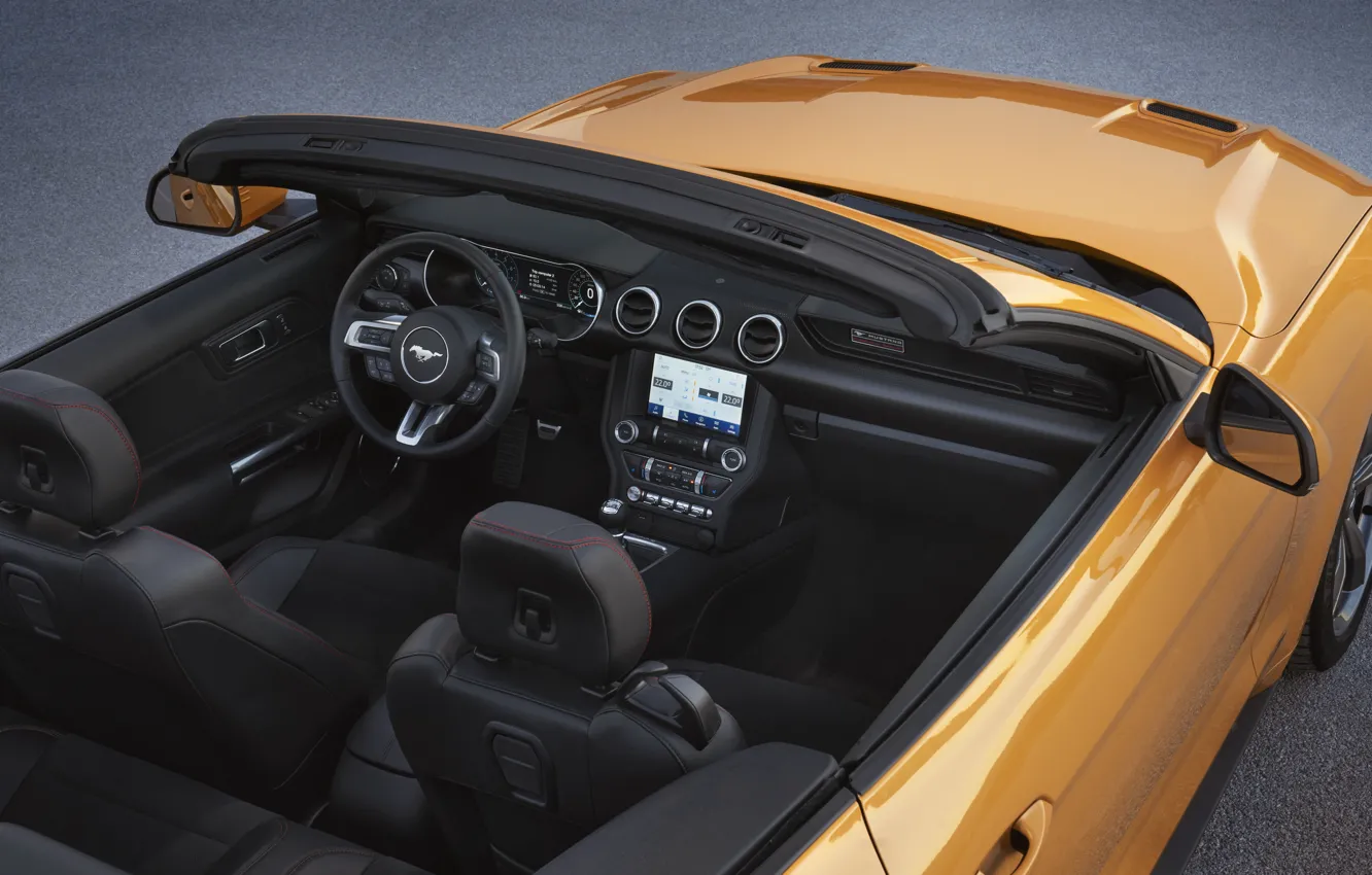 Фото обои Mustang, Ford, California Special, car interior, Ford Mustang GT/CS Convertible