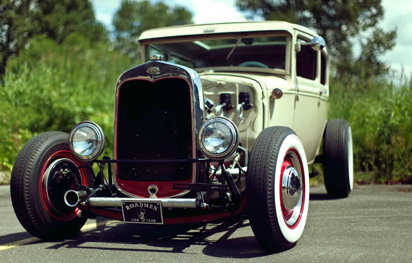 Фото обои Ford, старый, форд, roadman, oldcar