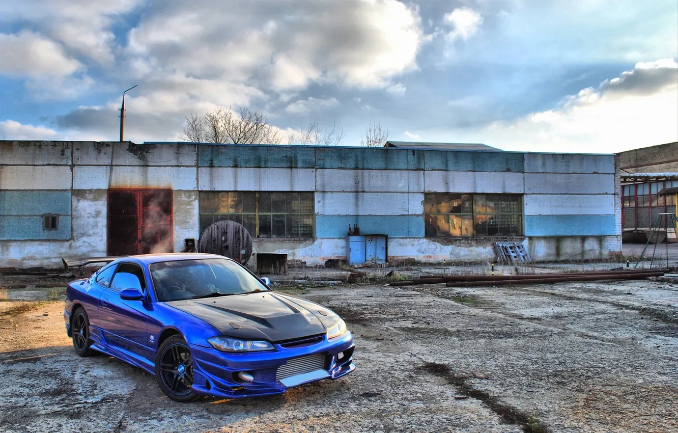Фото обои S15, Silvia, Nissan, ниссан