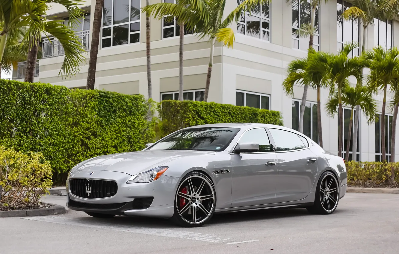 Фото обои Maserati, Quattroporte, Street