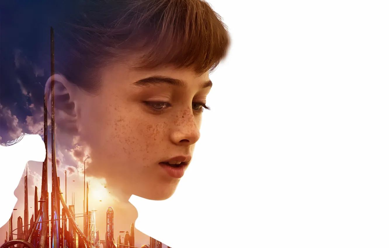 Фото обои девочка, постер, 2015, Tomorrowland, Raffey Cassidy