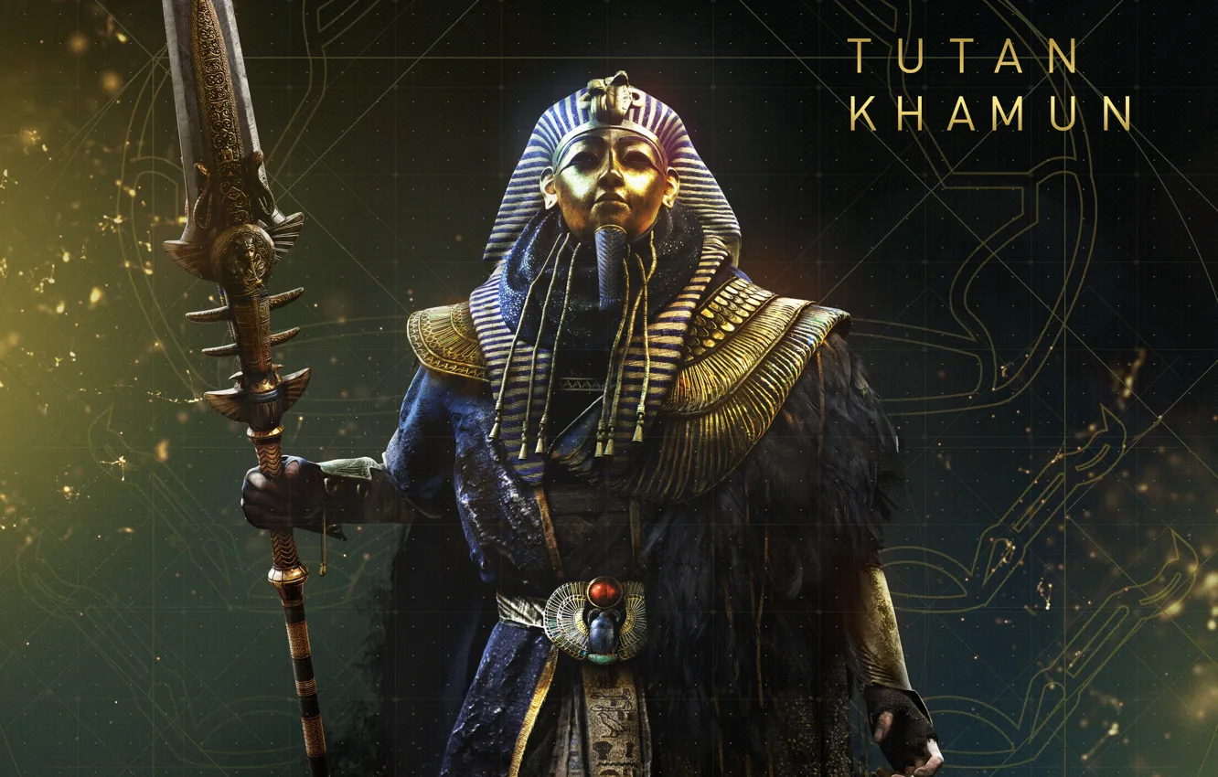Фото обои Tutankhamun, The Curse Of The Pharaohs, Assassin’s Creed Origins, Проклятие фараонов