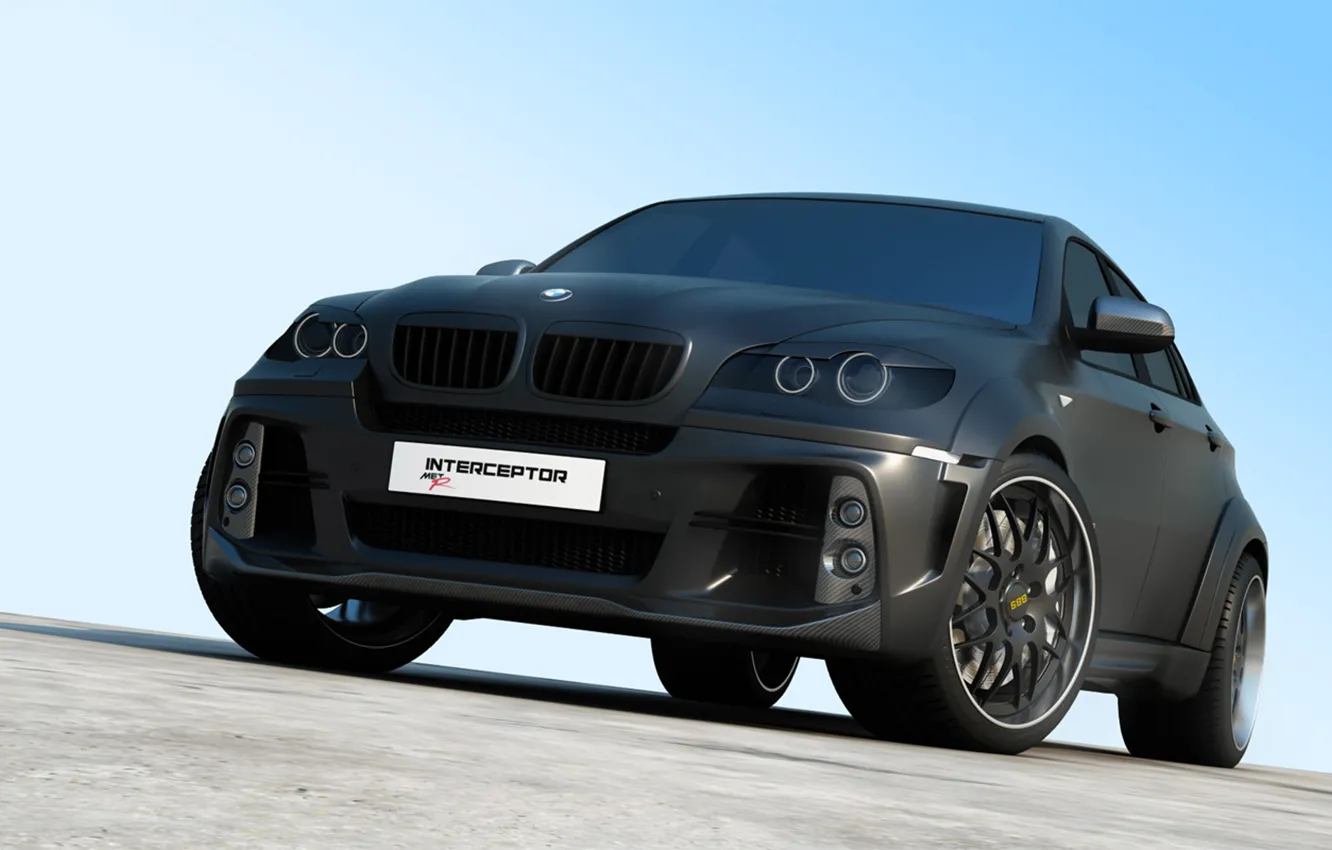 Фото обои BMW, Design, Black, Interceptor metR