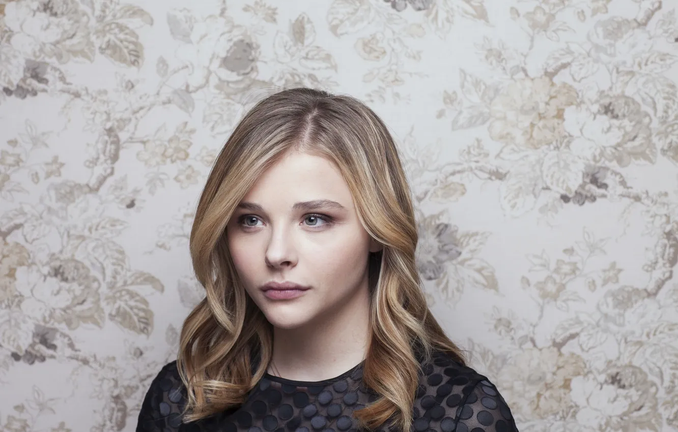 Фото обои актриса, блондинка, Chloe Moretz