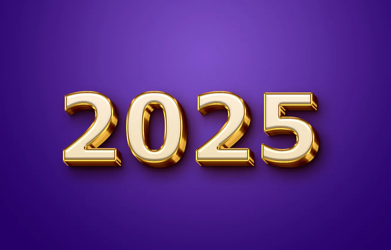 Фото обои фон, золото, цифры, Новый год, golden, new year, background, purple
