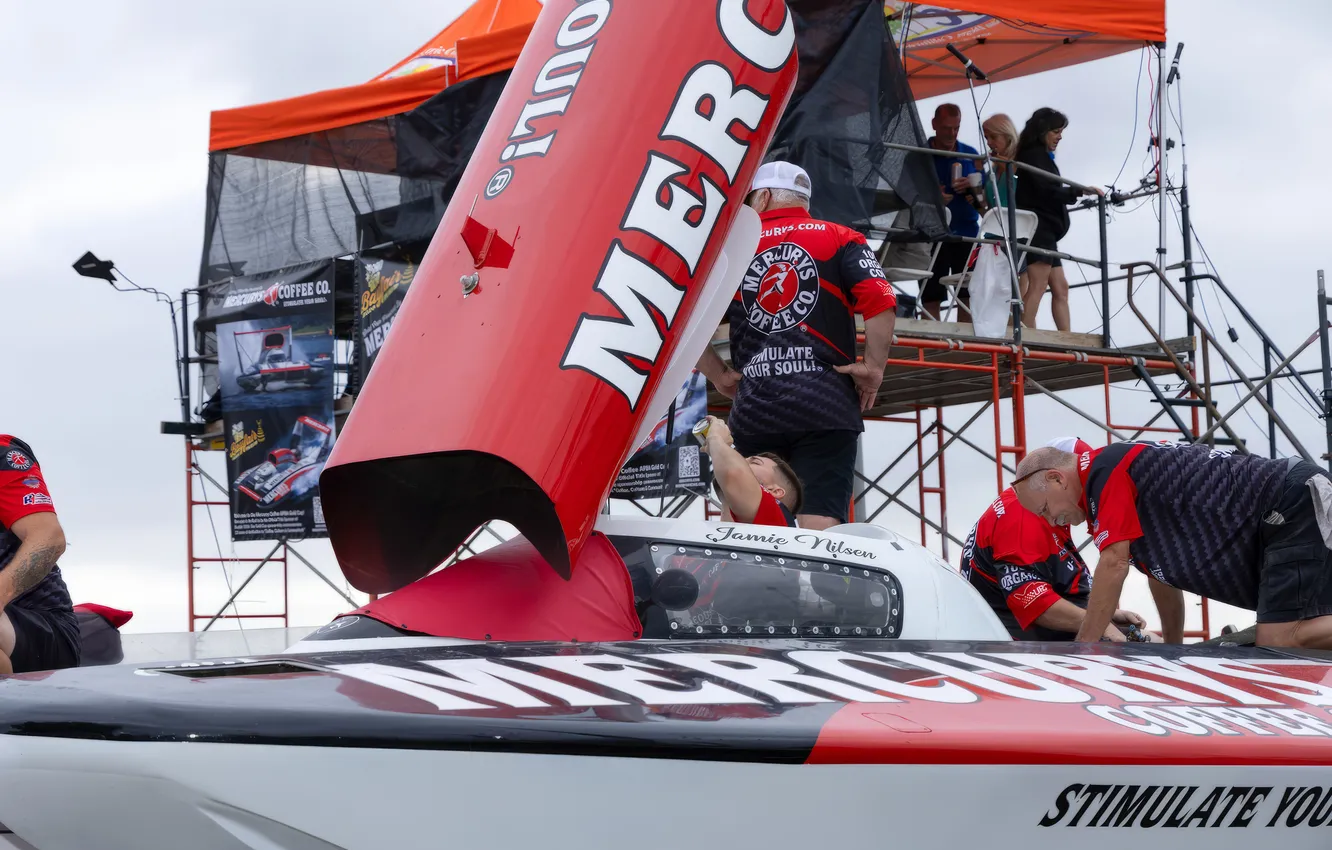 Фото обои гонка, лодка, скорость