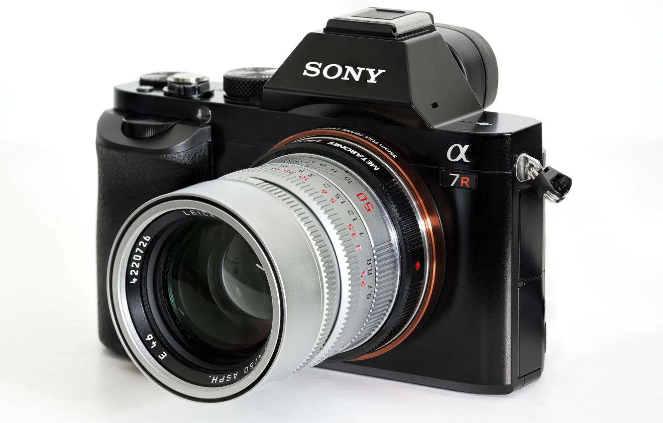 Фото обои макро, камера, Sony A7R