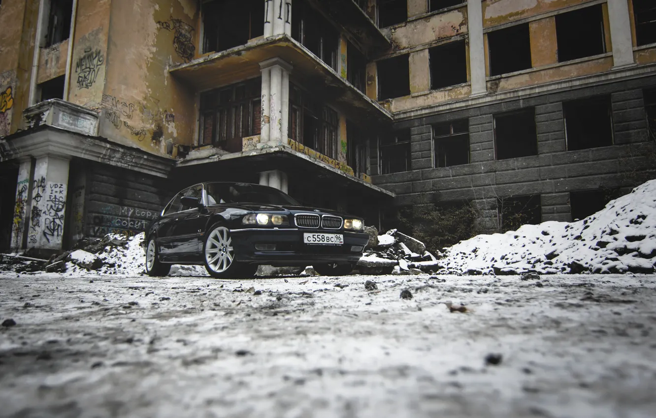 Фото обои car, bmw, бмв, e38, 7 series, е38