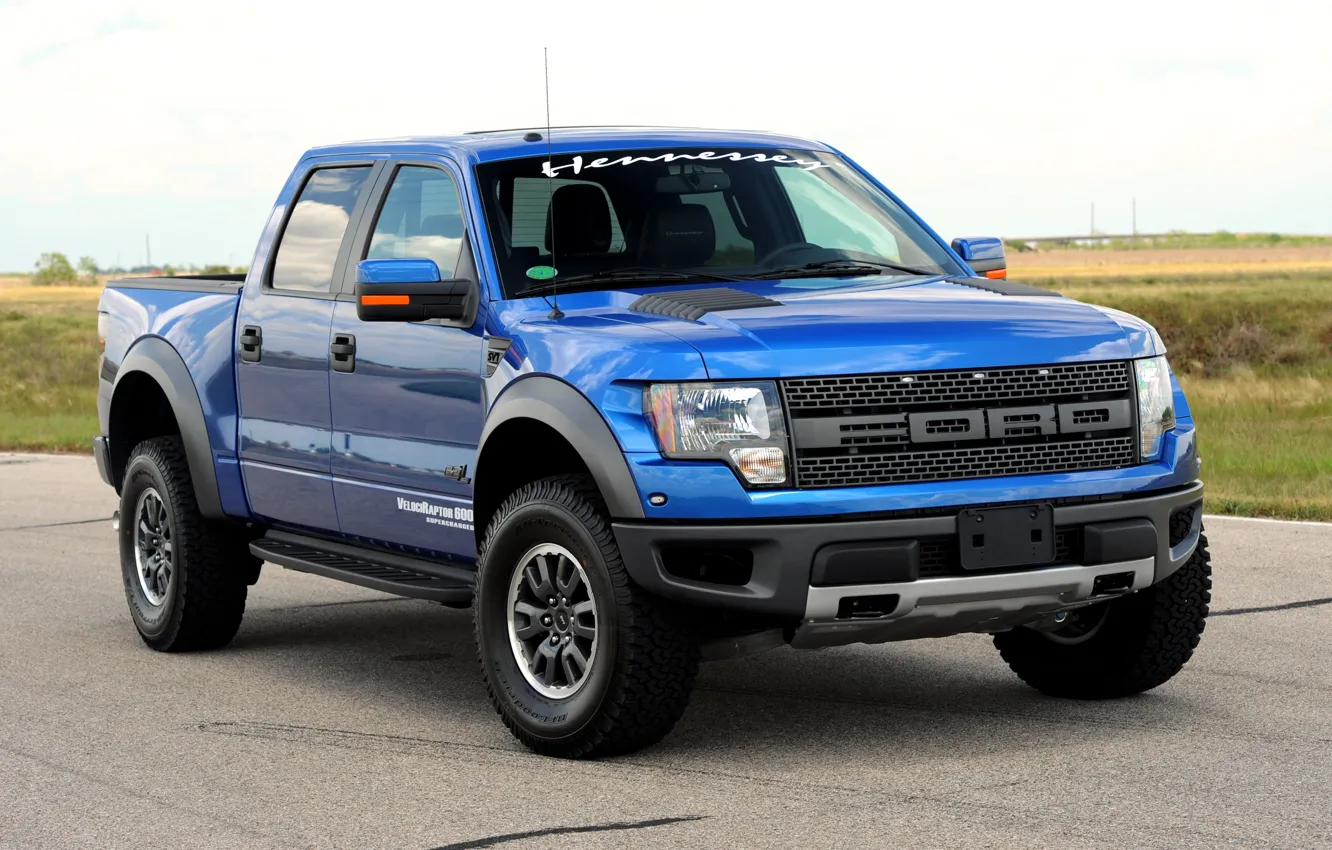 Фото обои Ford, 2010, форд, Raptor, пикап, раптор, Hennessey