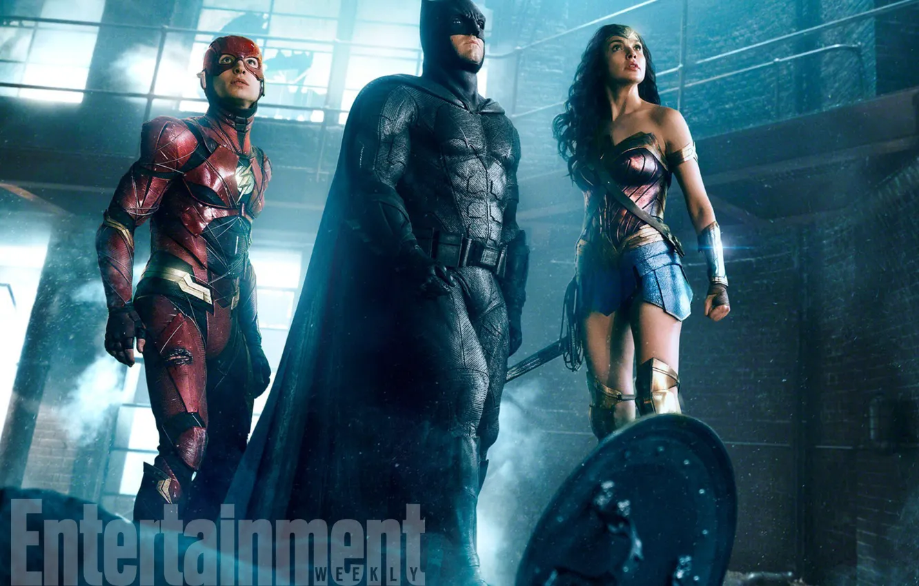 Фото обои Бэтмен, Wonder Woman, Batman, DC comics, Justice League, Флэш, Лига Справедливости, The Flash