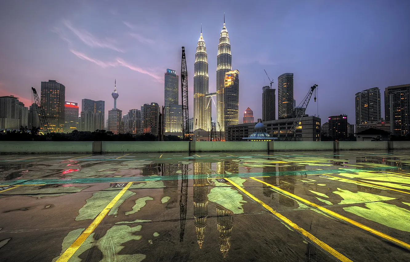Фото обои город, Kuala Lumpur, Malaysia