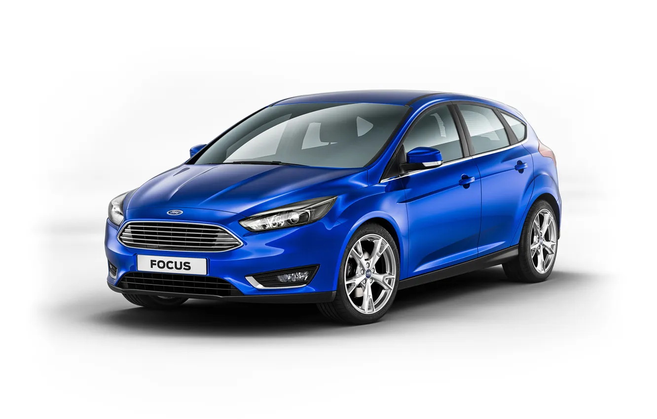 Фото обои синий, фон, Ford, Focus, 2014, форд. фокус