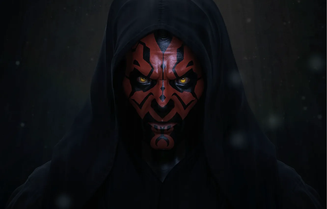 Фото обои арт, star wars, Darth Maul, ситх, Дарт Мол, The Sith Lord