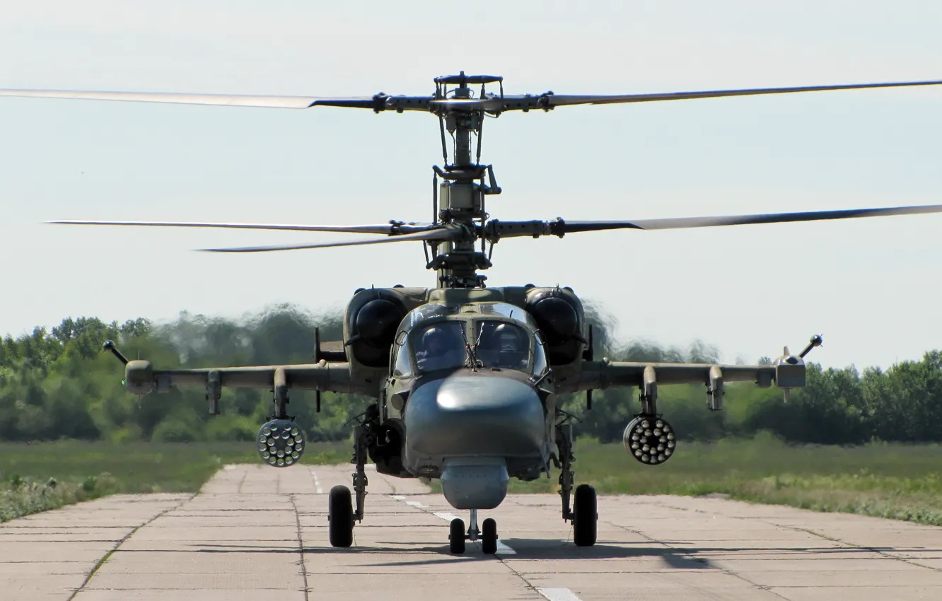 Фото обои вертолёт, ка-52, камов, kamov, ka-52