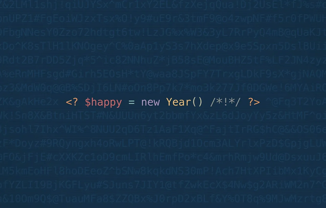 Фото обои минимализм, код, geek, с новым годом, happy new yaer, программирование, programing, codding