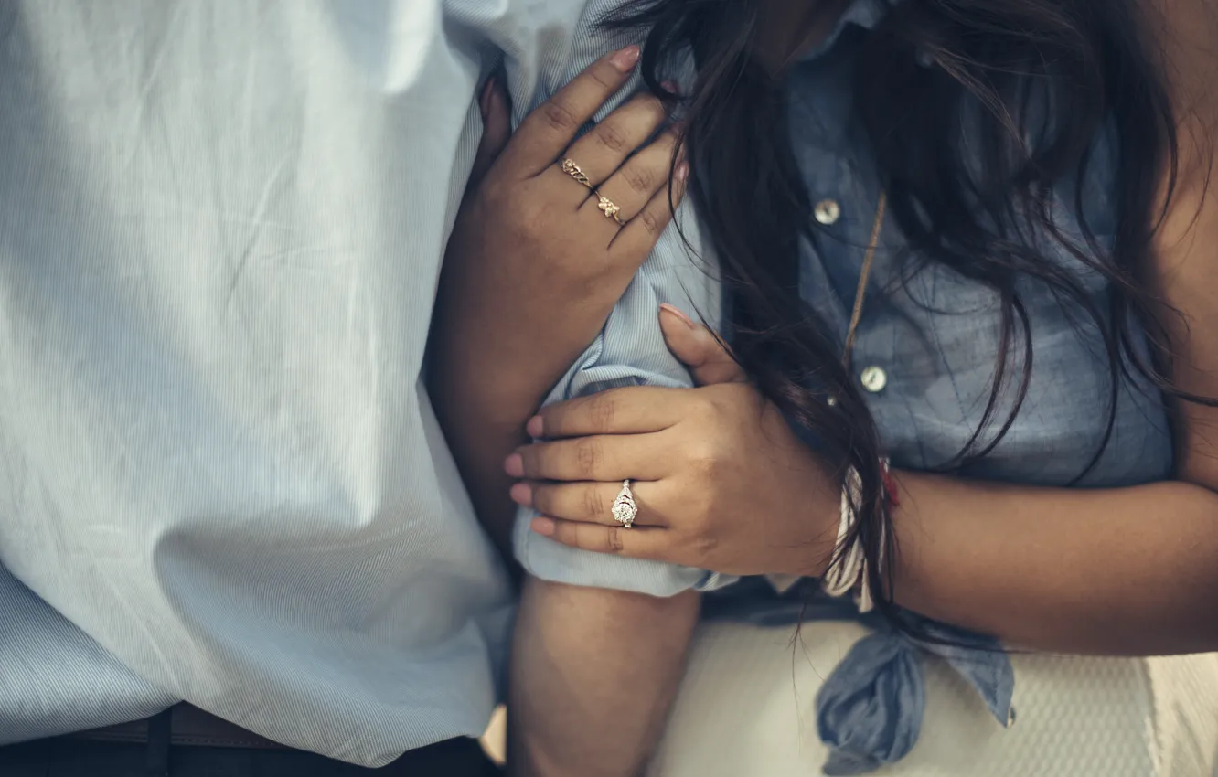 Фото обои руки, кольцо, влюбленные