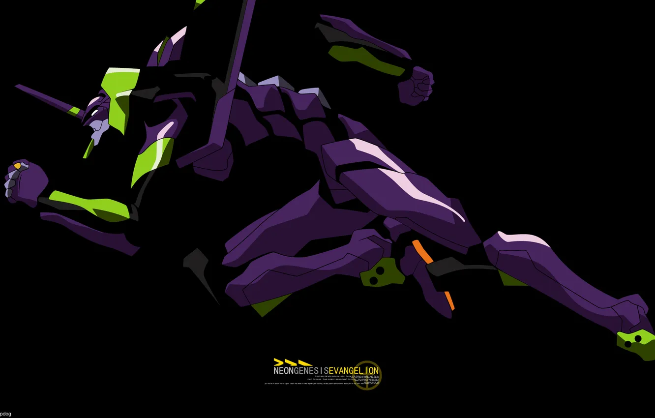 Фото обои neon genesis evangelion, eva-01, nge