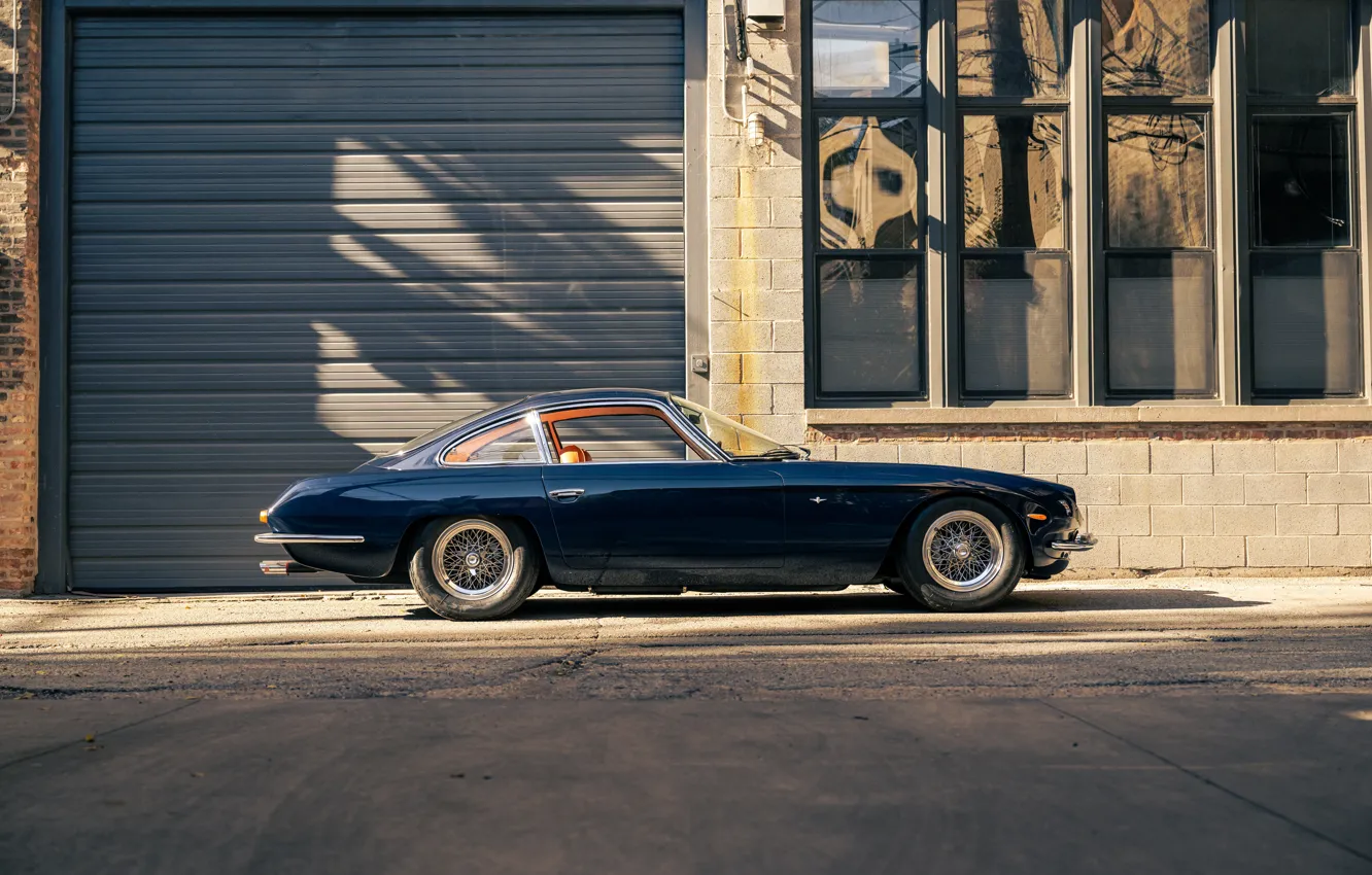 Фото обои Lamborghini, vintage, 1965, 350 GT, Lamborghini 350 GT