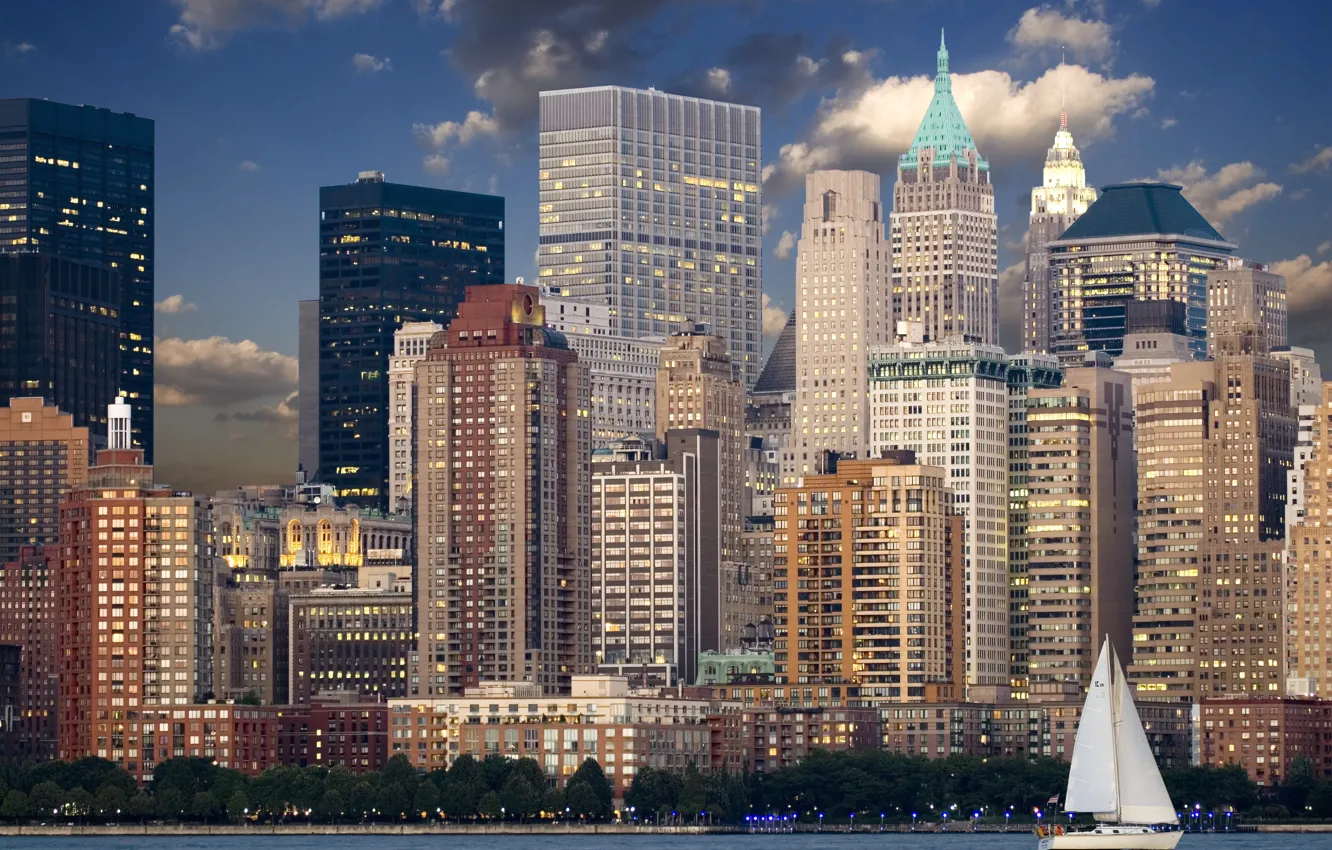 Фото обои city, город, USA, США, Америка, new york, America