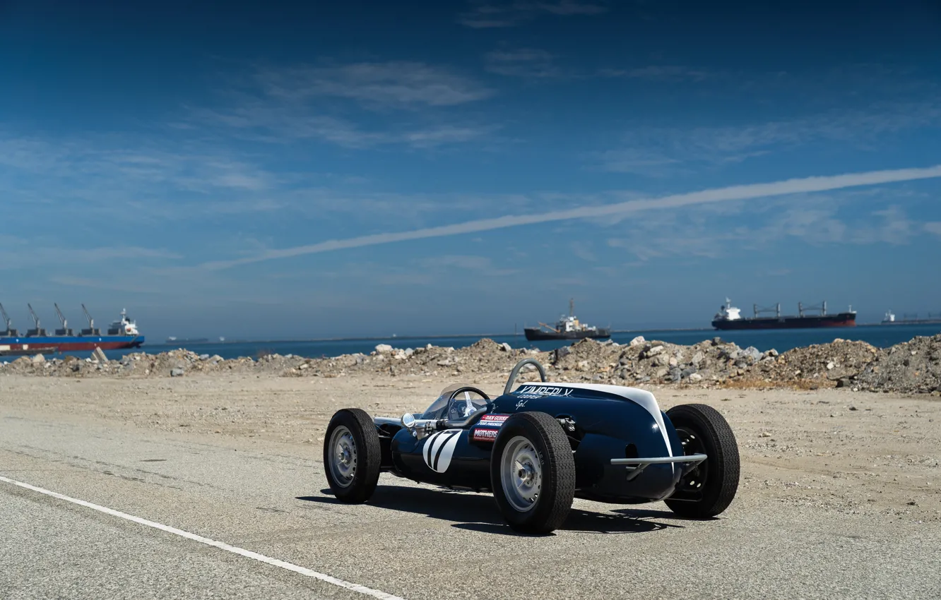 Фото обои Cooper, Корабли, Formula 1, Classic car, 1961, Sports car, Cooper T54, Indianapolis 500