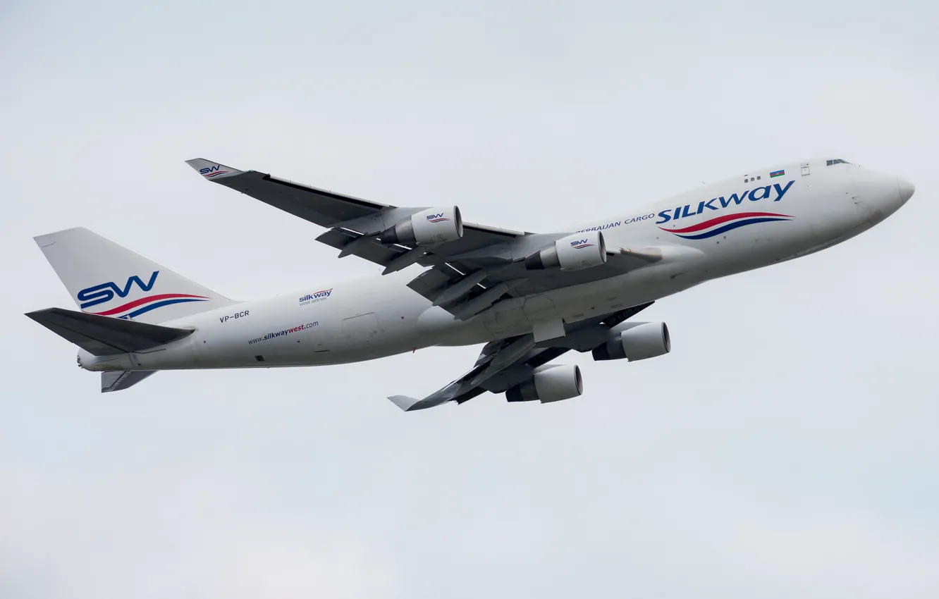 Фото обои Boeing, 747-400F, Silk Way West Airlines