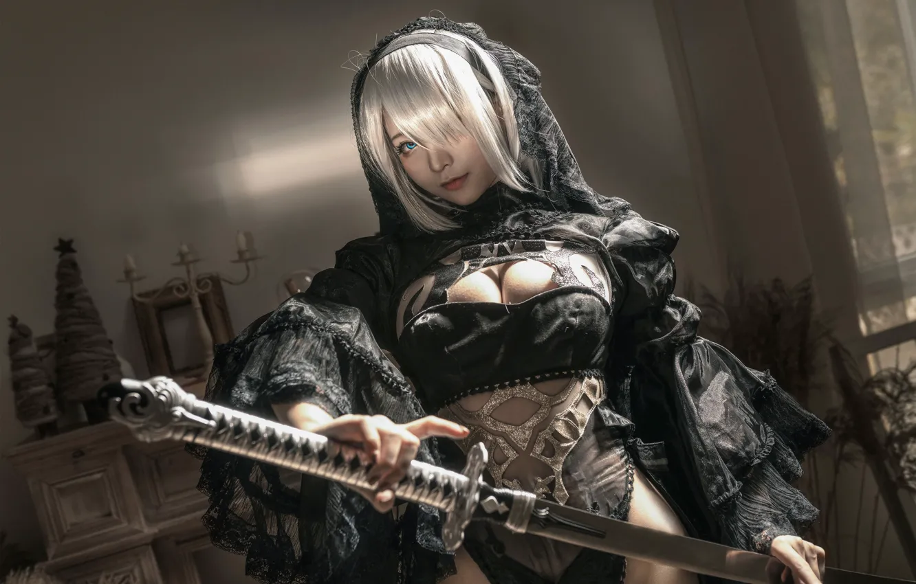 Фото обои girl, style, cosplay