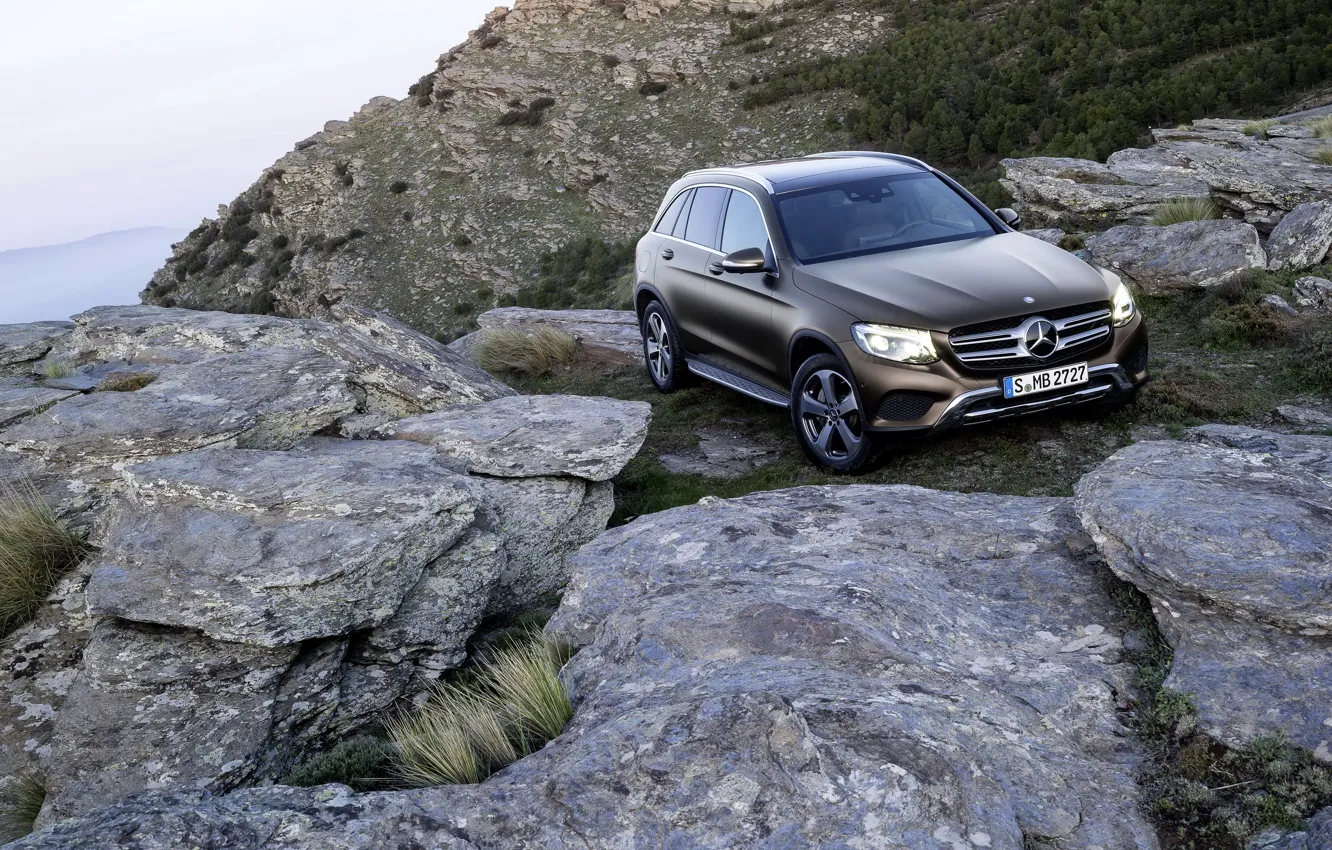 Фото обои Mercedes, Mountain, Off Road, 4Matic, GLC, Merc GLC, Mercedes GLC 250d 4Matic