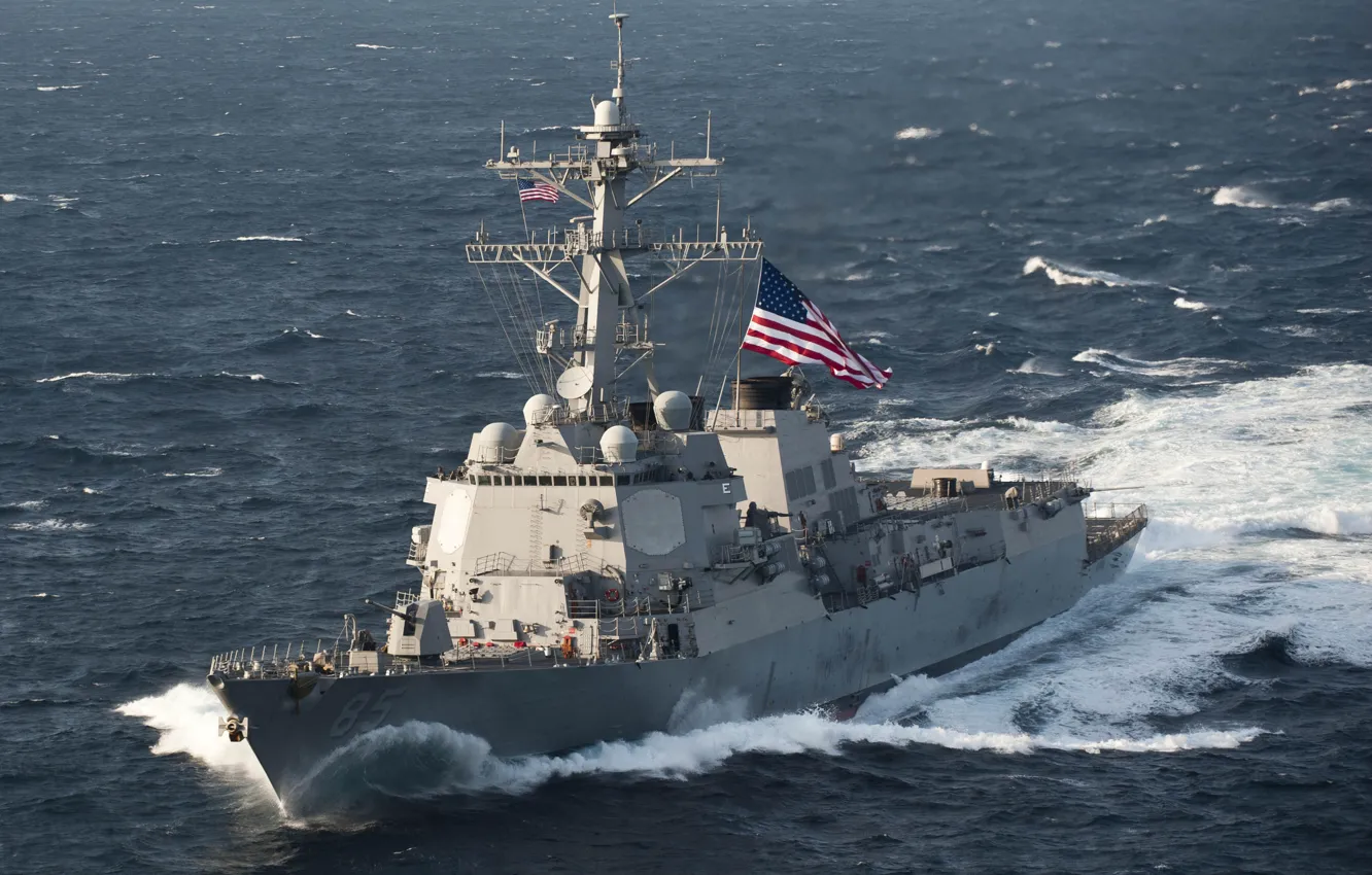 Фото обои США, ВМС, USS McCampbell, типа «Арли Бёрк», DDG 85, эсминц УРО