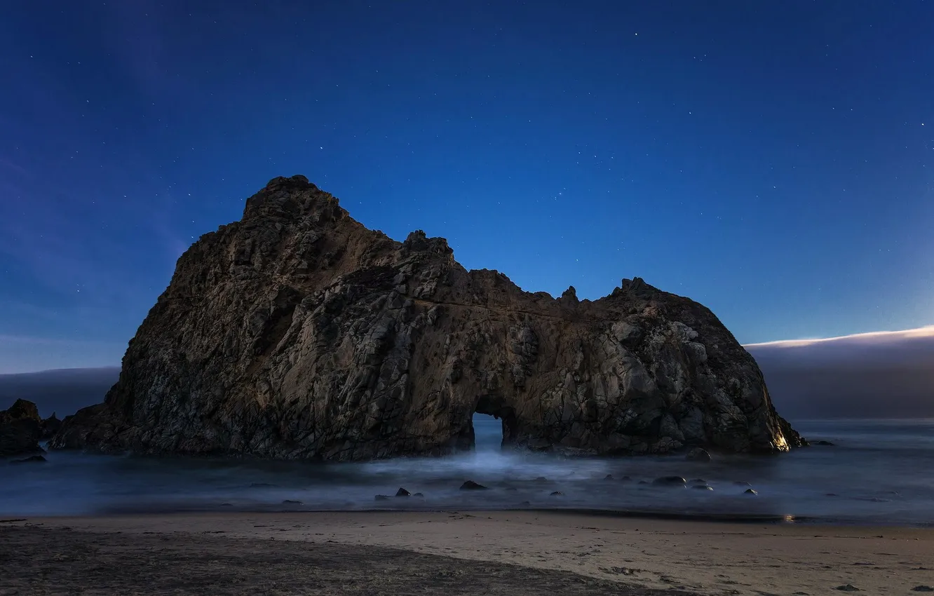 Фото обои California, Big Sur, Pfeiffer Beach