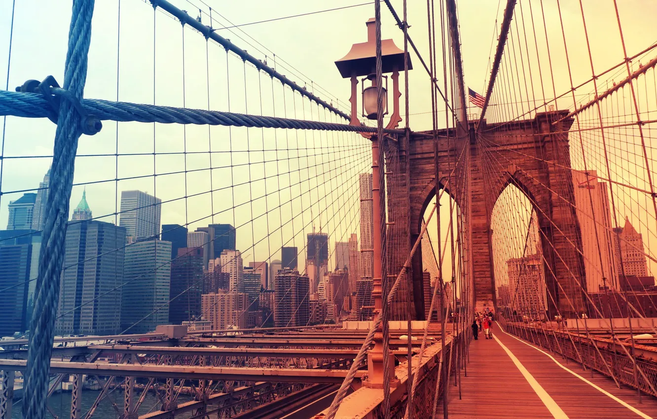 Фото обои city, город, Нью-Йорк, Бруклин, Манхэттен, new york, manhattan, brooklyn