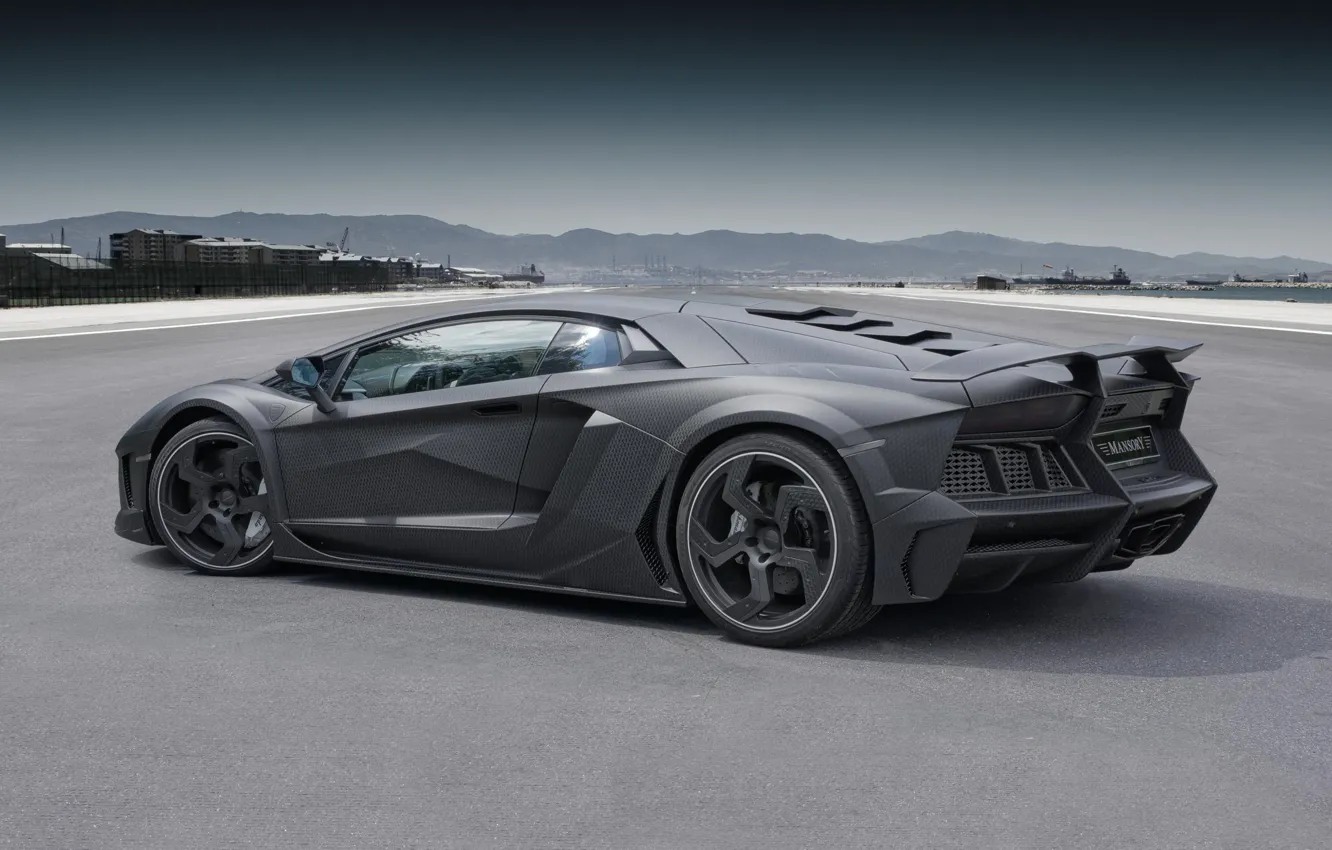 Фото обои Lamborghini, суперкар, Aventador, Mansory, Mansory CARBONADO Full Carbon