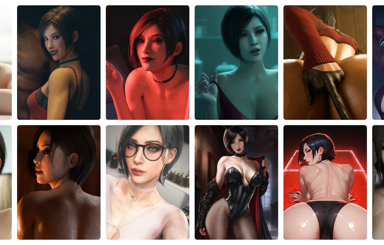 Фото обои Capcom, Ada Wong, Residen Evil, Game Art, Resident Evil 4 Remake