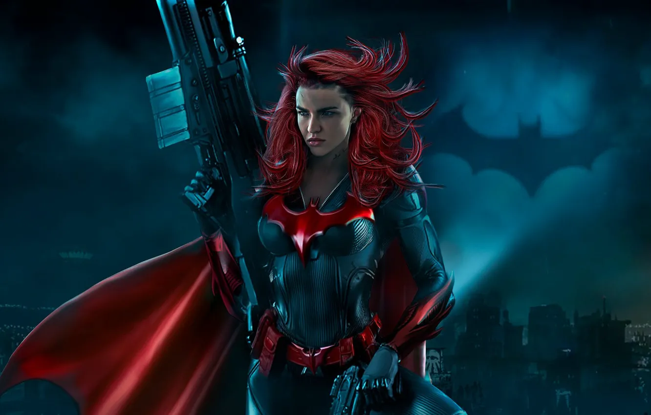 Фото обои костюм, batwoman, TV Series, бэтвумен, Ruby Rose, CW TV, Руби Роуз, Кэти Кейн