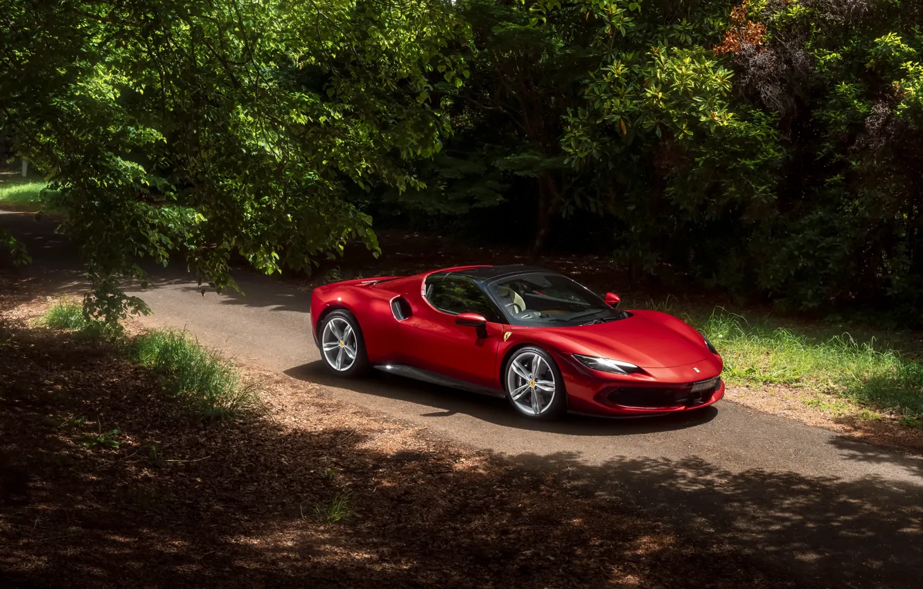 Фото обои Ferrari, 296, Ferrari 296 GTS