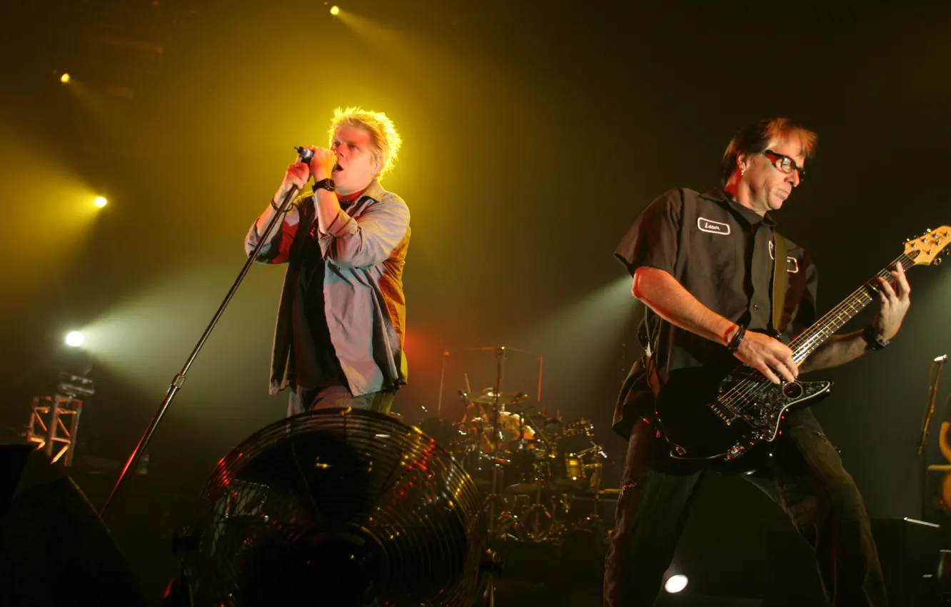 Фото обои Dexter Holland, The Offspring, Pete Parada, punk rock