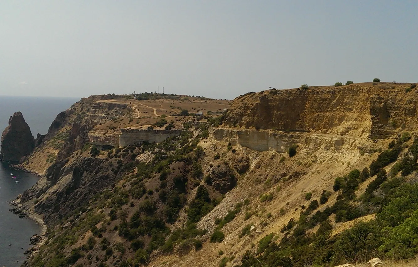 Фото обои море, скалы, г. Севастополь