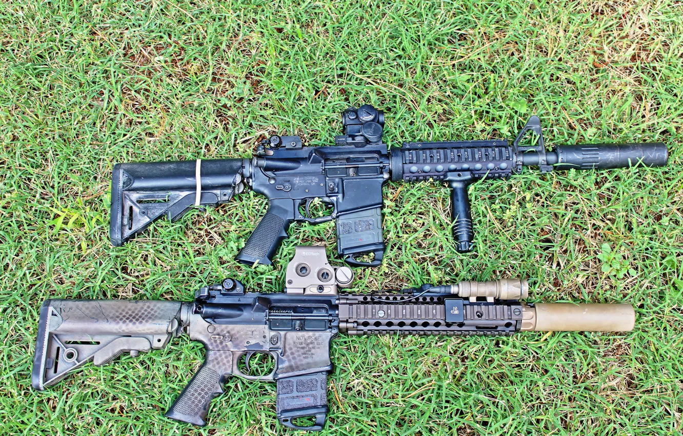 Фото обои оружие, винтовки, AR-15, штурмовые