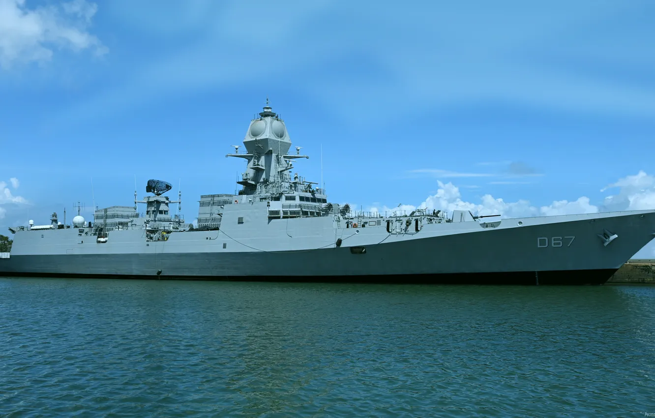 Фото обои эсминец, ВМС Индии, INS Mormugao