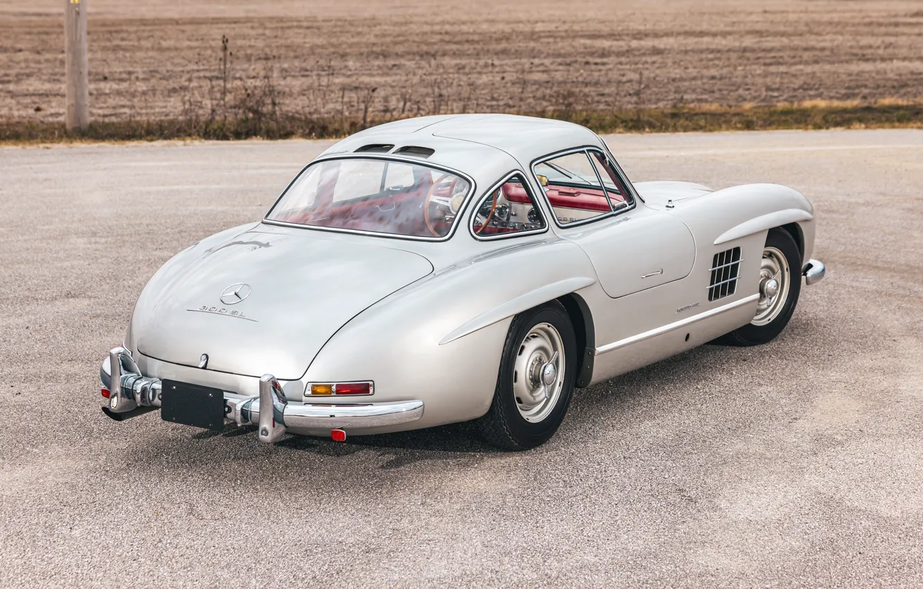 Фото обои Mercedes-Benz, 300SL, 1955, Mercedes-Benz 300 SL, Gullwing