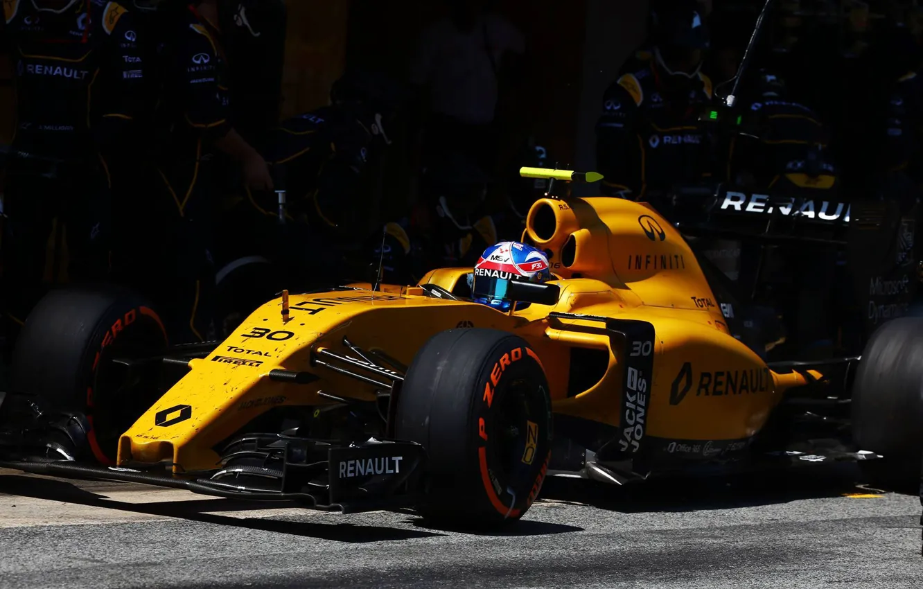 Фото обои Renault, Рено, Formula 1, Team, Palmer