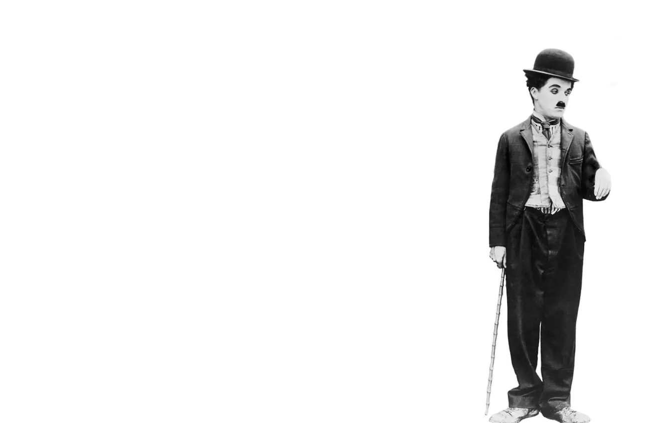 Фото обои шляпа, актер, комик, Charlie chaplin, Чарли Чаплин