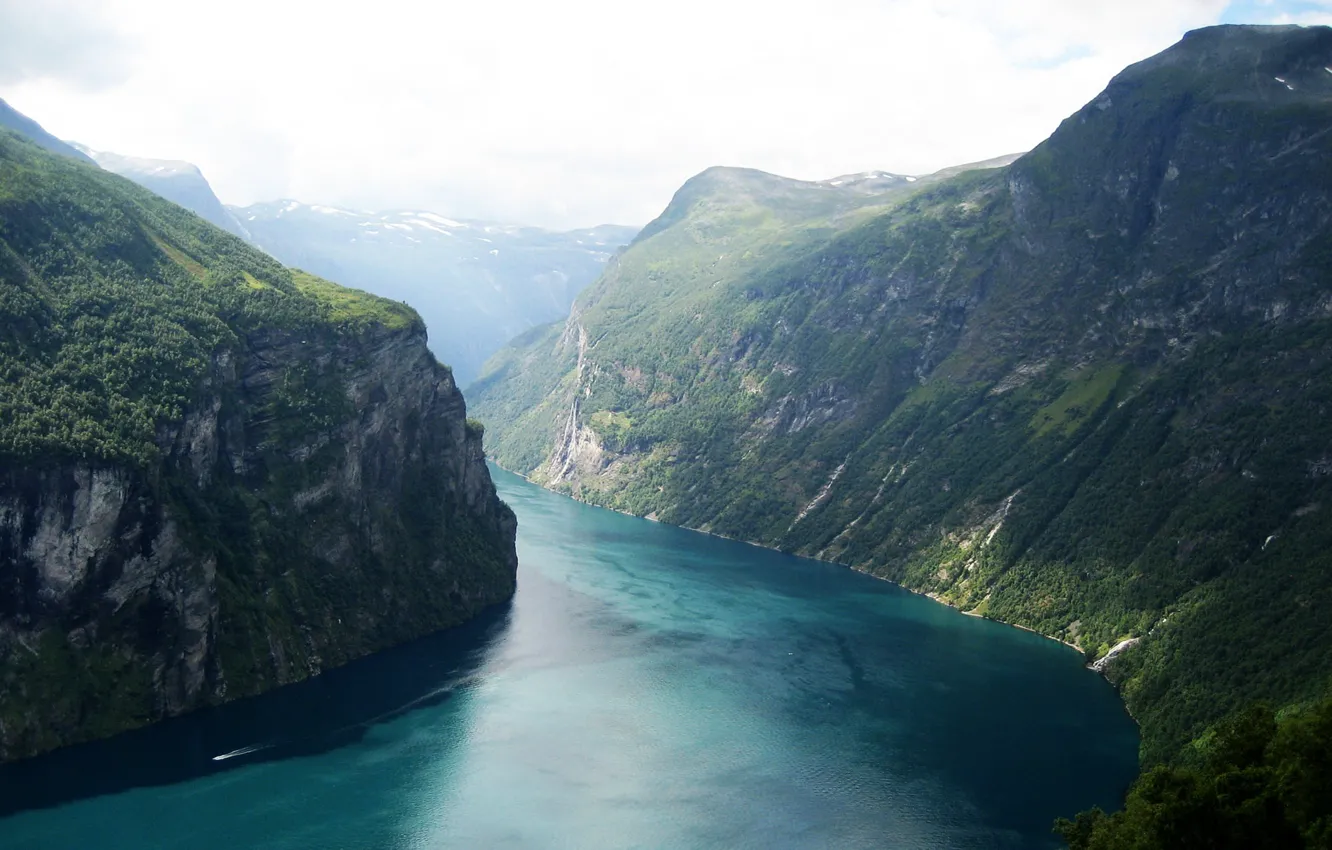 Фото обои landscape, norway, fjord
