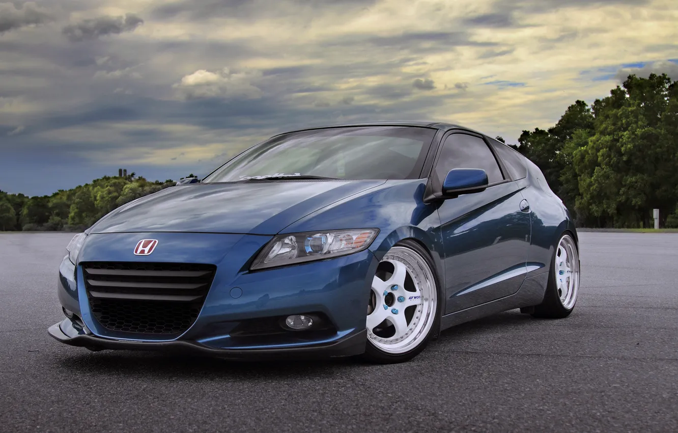 Фото обои honda, хонда, wheel, crz, work