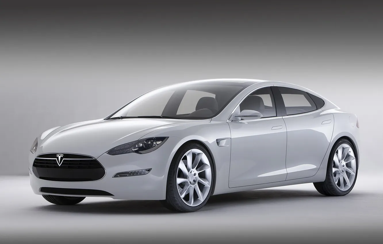 Фото обои суперкар, седан, Tesla