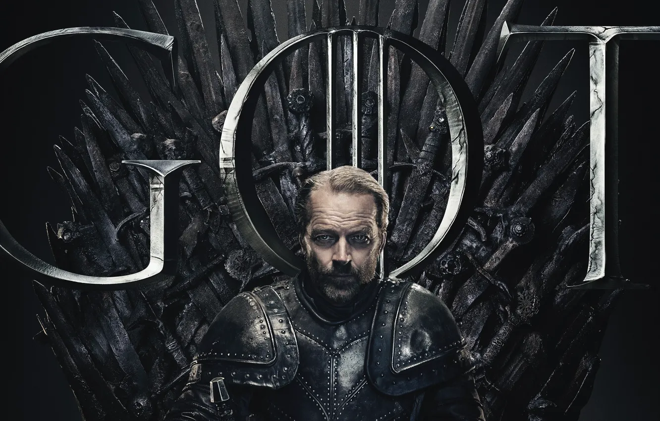 Фото обои трон, Игра Престолов, Game Of Thrones, Iain Glen, Jorah Mormont, Иэн Глен, Джорах Мормонт